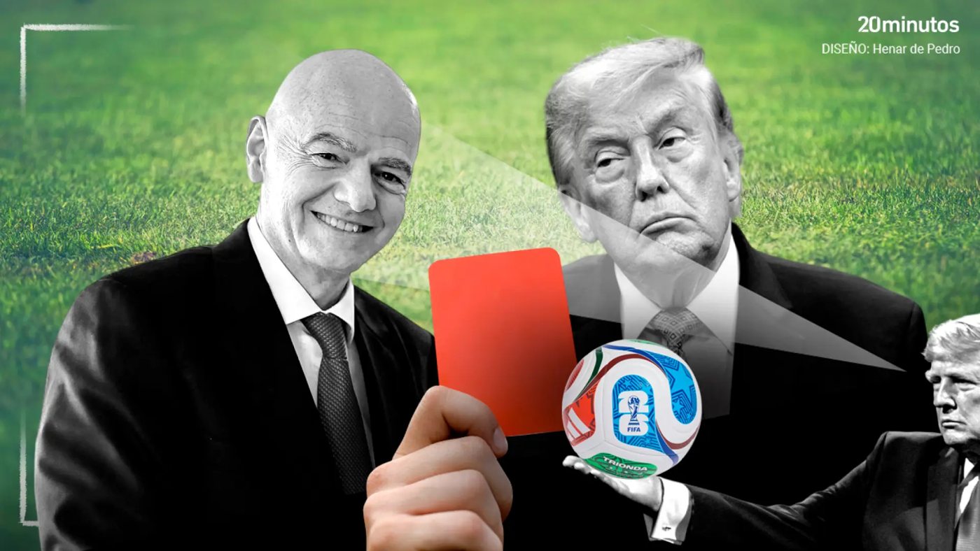 La amistad entre Trump e Infantino tras la polémica retirada de una tarjeta roja en el Mundial