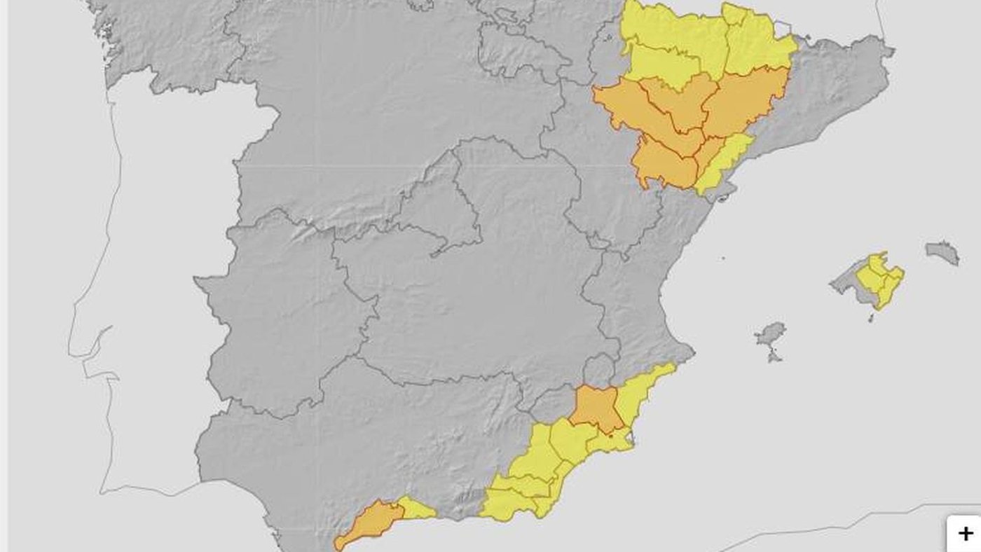 La AEMET mantiene en aviso rojo a Gran Canaria por una ola de calor con máximas de 40 grados