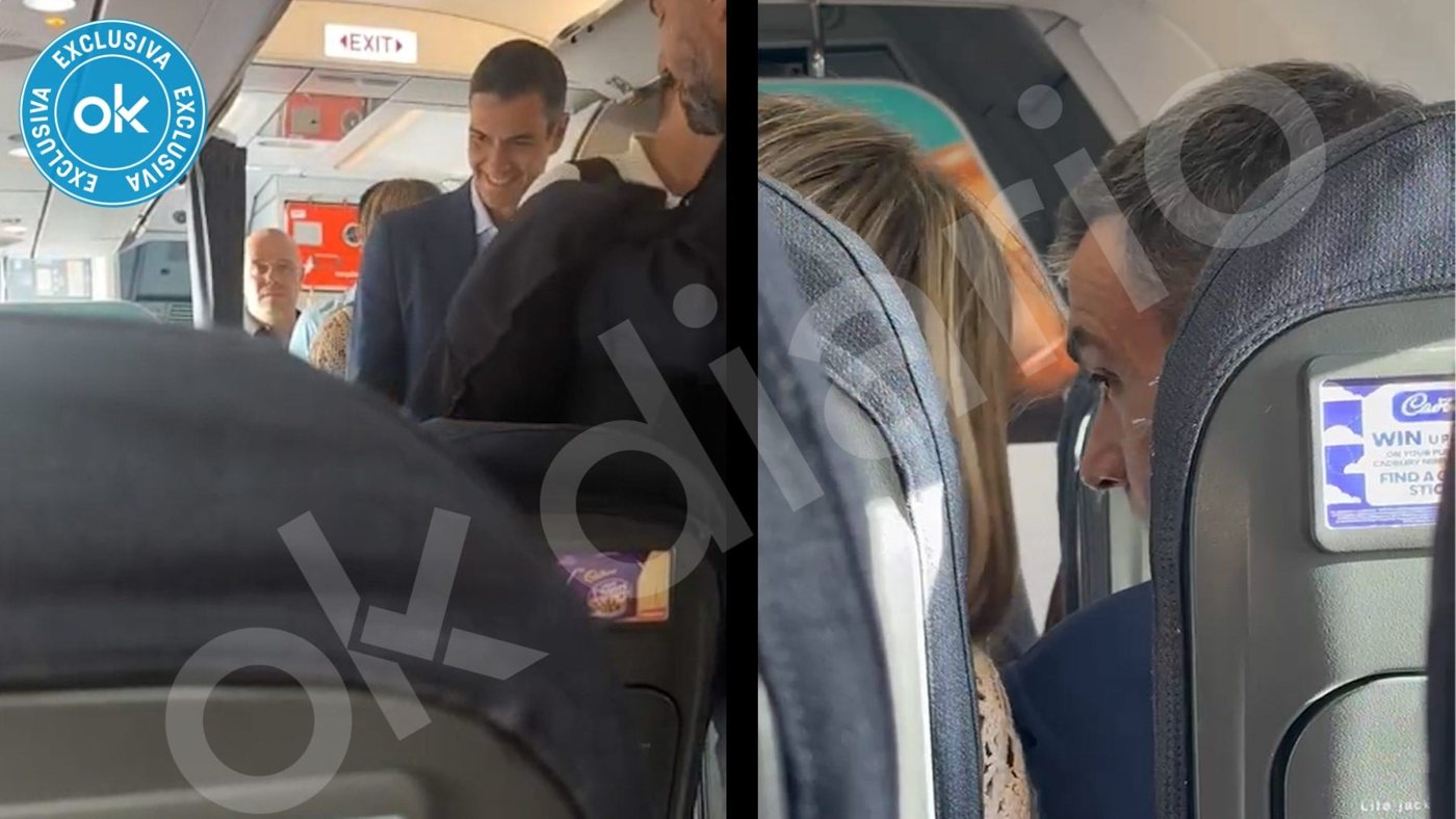 Pedro Sánchez viaja en avión comercial de Bristol a Madrid tras la graduación de su hija