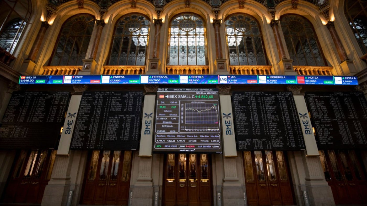 La banca española gana 20.164 millones e impulsa al Ibex hacia los 20.000 puntos