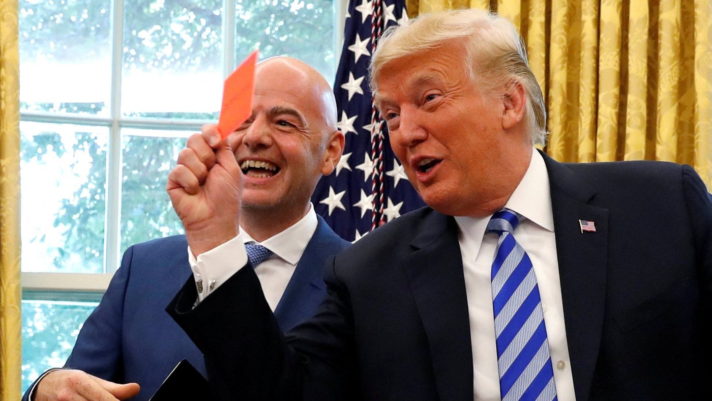 Trump admite que pidió a Infantino revisar la sanción a Balogun